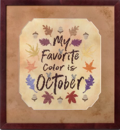 (image for) Upcoming Release: My Favorite Color Cross Stitch Chart